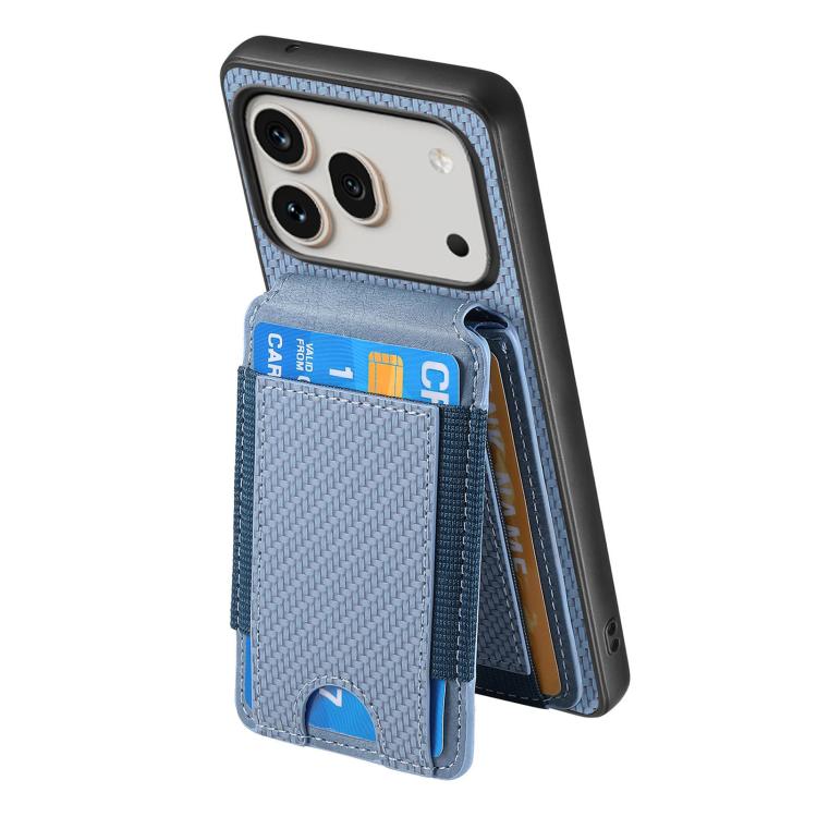 For Honor 600 Global Carbon Fiber Vertical Flip Wallet Stand Phone Case