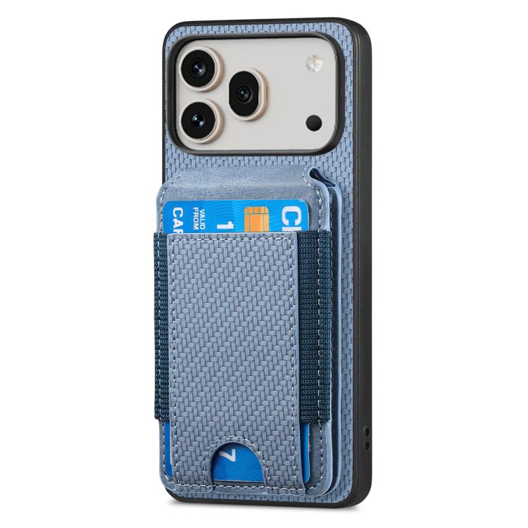 For Honor 600 Pro Global Carbon Fiber Vertical Flip Wallet Stand Phone Case
