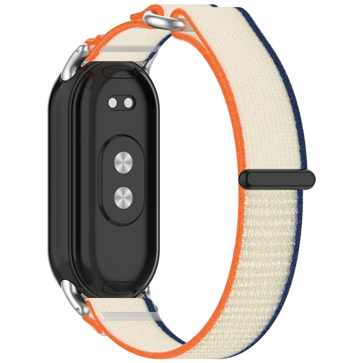 For Xiaomi Smart Band 9 / 9 NFC / 8 / 8 NFC Loop Nylon Hook and Loop Fastener Watch Band