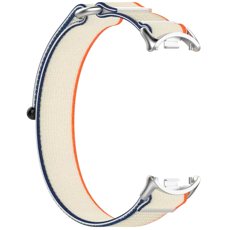 For Xiaomi Smart Band 9 / 9 NFC / 8 / 8 NFC Loop Nylon Hook and Loop Fastener Watch Band