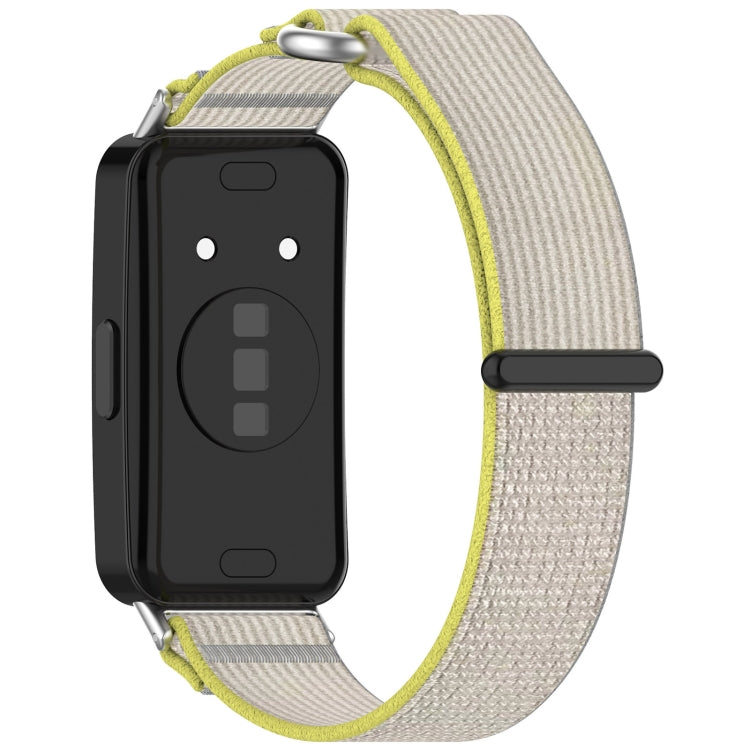 For Huawei Band 10 / 10 NFC / 9 / 9 NFC / 8 / 8 NFC Loop Nylon Hook and Loop Fastener Watch Band