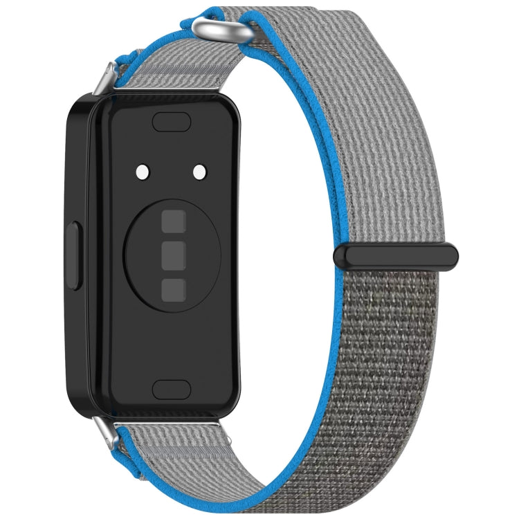 For Huawei Band 10 / 10 NFC / 9 / 9 NFC / 8 / 8 NFC Loop Nylon Hook and Loop Fastener Watch Band