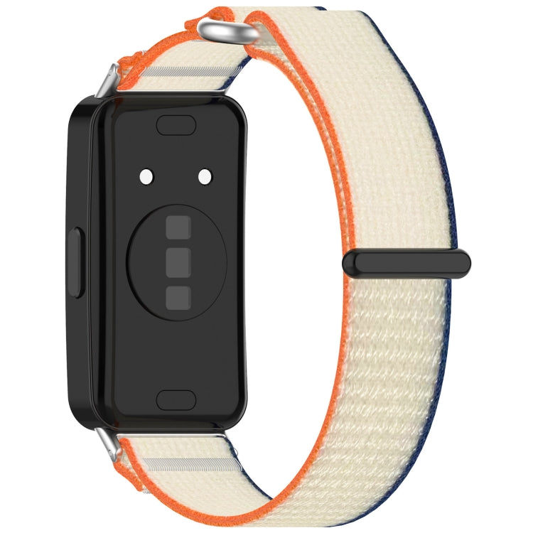 For Huawei Band 10 / 10 NFC / 9 / 9 NFC / 8 / 8 NFC Loop Nylon Hook and Loop Fastener Watch Band