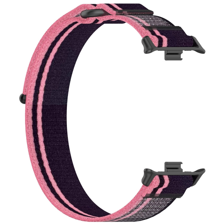 For vivo Watch GT Loop Nylon Hook and Loop Fastener Watch Band