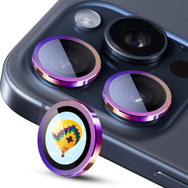 For iPhone 16 Pro / 16 Pro Max ENKAY Hat-Prince AR 9H Rear Lens Aluminium Alloy Tempered Glass Film