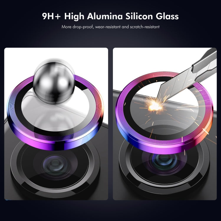 For iPhone 16 Pro / 16 Pro Max ENKAY Hat-Prince AR 9H Rear Lens Aluminium Alloy Tempered Glass Film