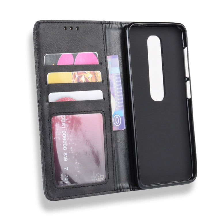 Magnetic Buckle Retro Crazy Horse Texture Horizontal Flip Leather Case for Vodafone Smart N10 (VFD630) , with Holder & Card Slots & Photo Frame