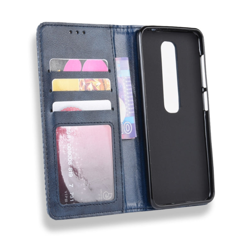 Magnetic Buckle Retro Crazy Horse Texture Horizontal Flip Leather Case for Vodafone Smart N10 (VFD630) , with Holder & Card Slots & Photo Frame