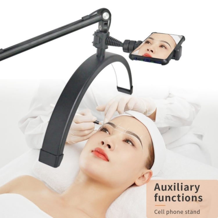 D-M30X 23 inch Half Moon Shape Beauty Manicure Lamp Curved Fill Light, Plug:US Plug