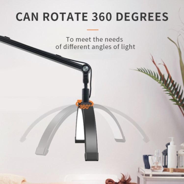 D-M30X 23 inch Half Moon Shape Beauty Manicure Lamp Curved Fill Light, Plug:AU Plug