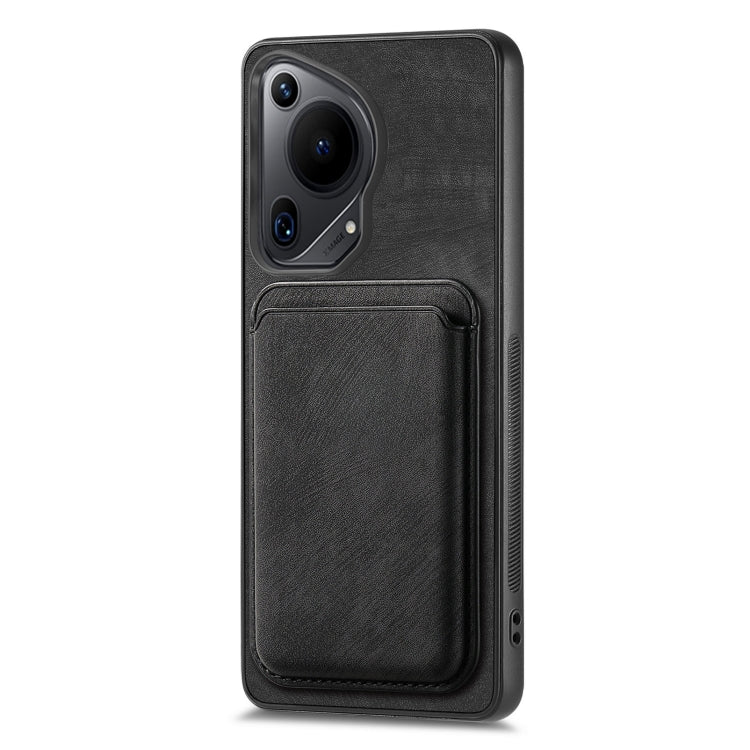 For Huawei Pura 70 Retro Leather Card Bag Magnetic Phone Case
