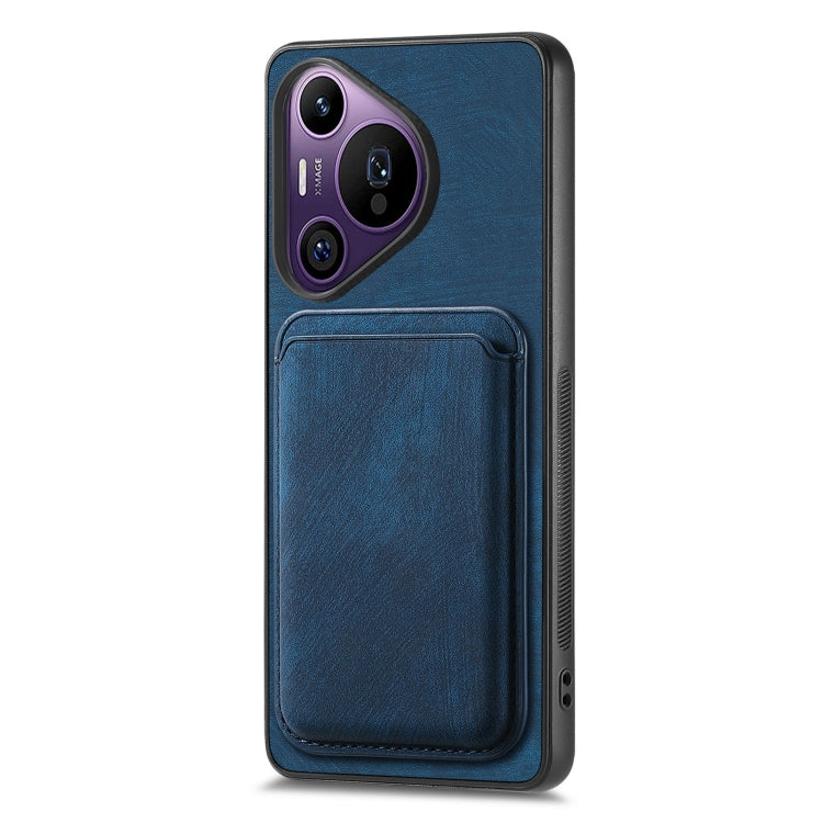For Huawei Pura 70 Pro Retro Leather Card Bag Magnetic Phone Case