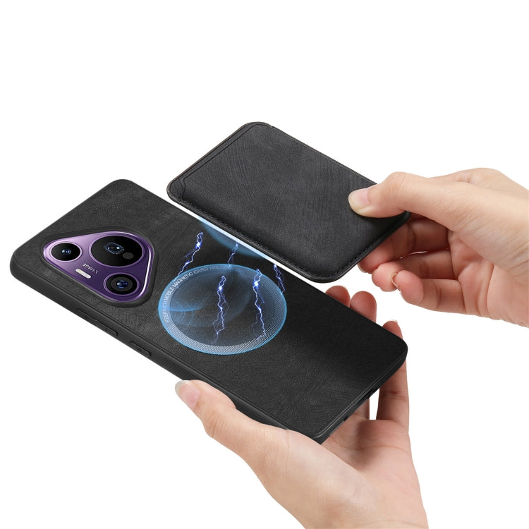 For Huawei Pura 70 Pro Retro Leather Card Bag Magnetic Phone Case