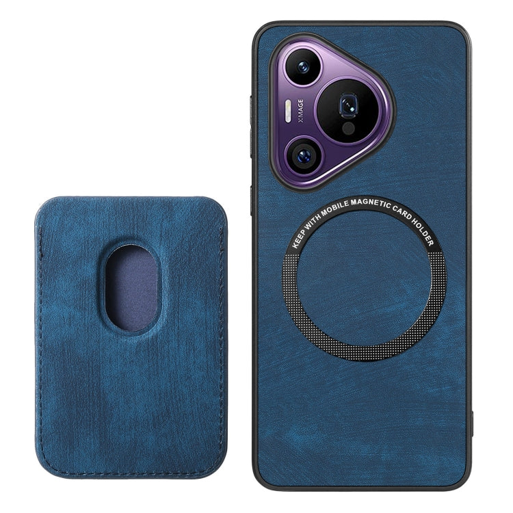 For Huawei Pura 70 Pro+ Retro Leather Card Bag Magnetic Phone Case