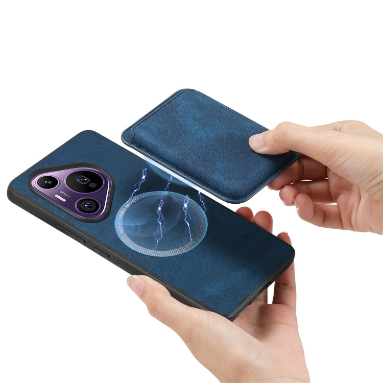 For Huawei Pura 70 Pro+ Retro Leather Card Bag Magnetic Phone Case