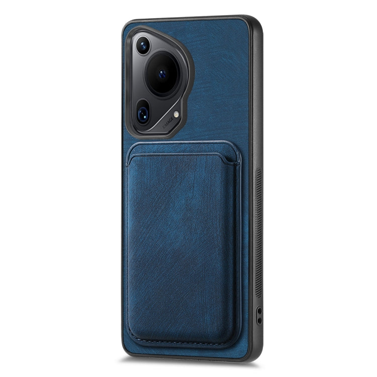 For Huawei Pura 70 Ultra Retro Leather Card Bag Magnetic Phone Case
