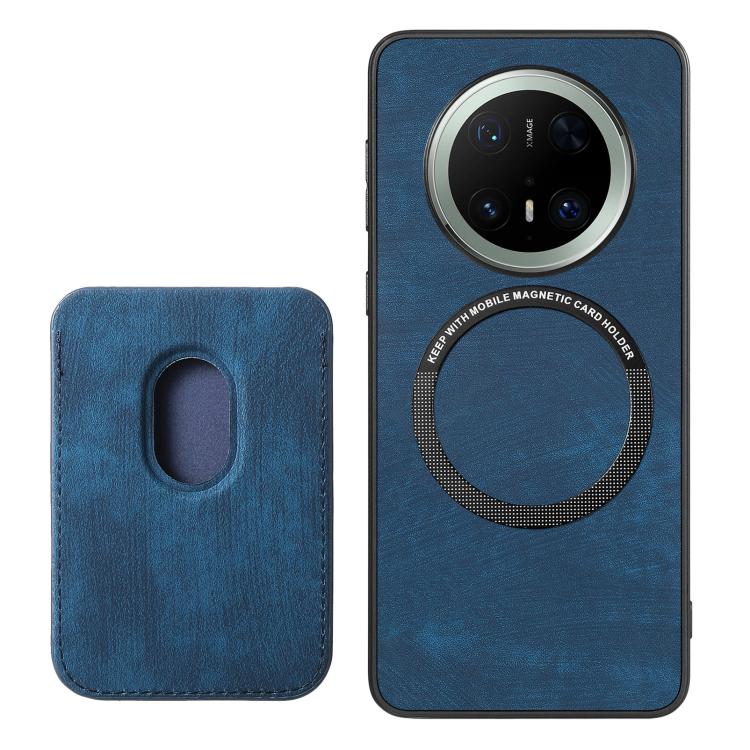 For Huawei Mate 70 Retro Leather Card Bag Magnetic Phone Case