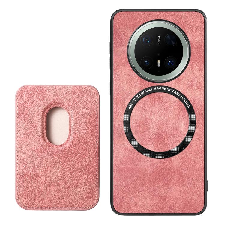 For Huawei Mate 70 Retro Leather Card Bag Magnetic Phone Case