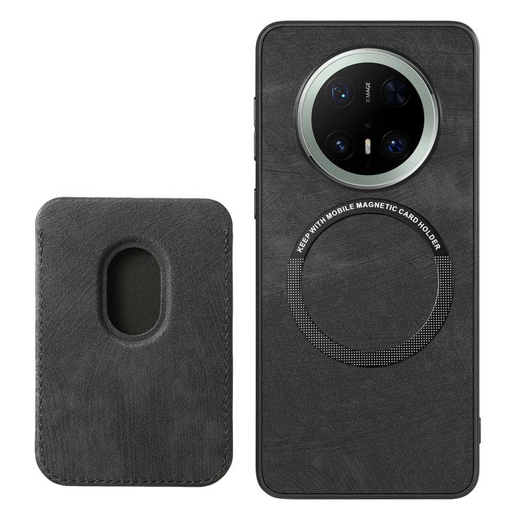 For Huawei Mate 70 Retro Leather Card Bag Magnetic Phone Case