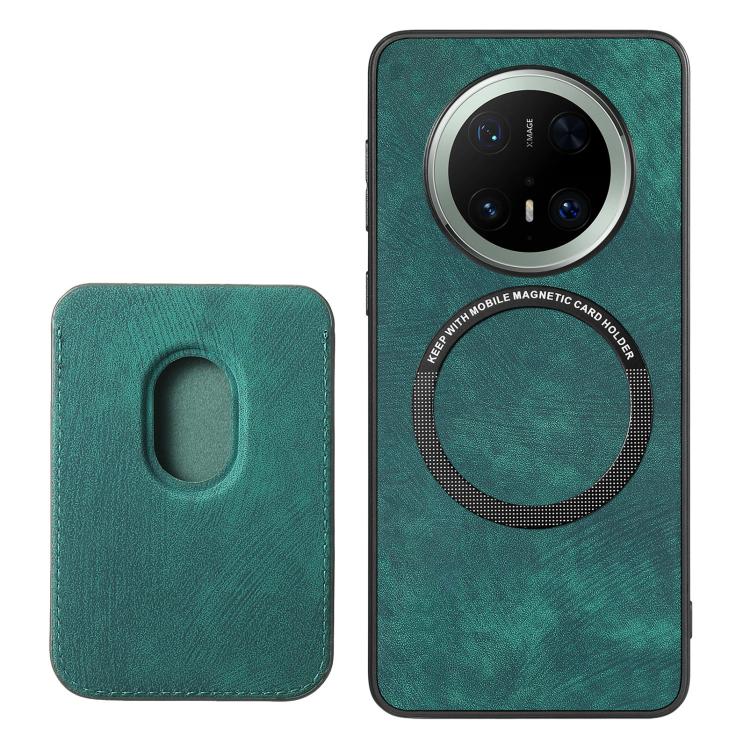 For Huawei Mate 70 Pro Retro Leather Card Bag Magnetic Phone Case
