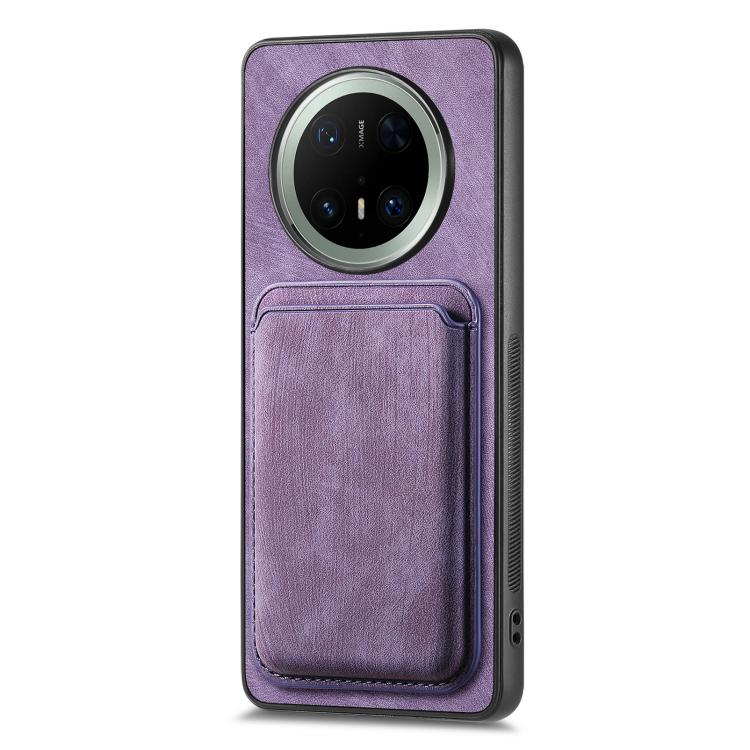 For Huawei Mate 70 Pro Retro Leather Card Bag Magnetic Phone Case