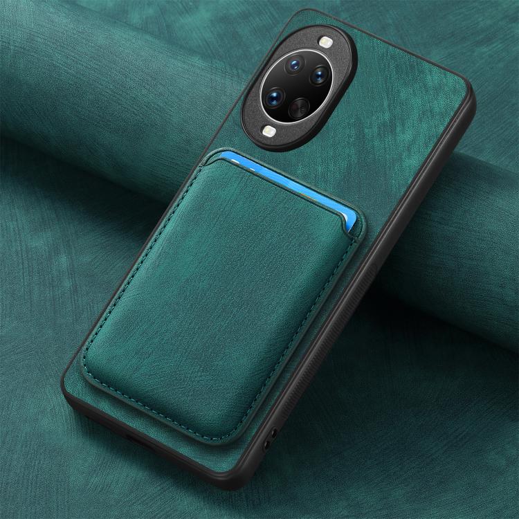 For Huawei nova 14 Retro Leather Card Bag Magnetic Phone Case