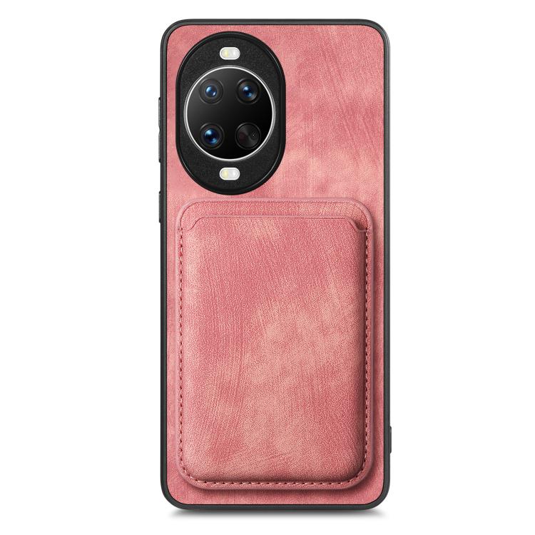 For Huawei nova 14 Pro Retro Leather Card Bag Magnetic Phone Case