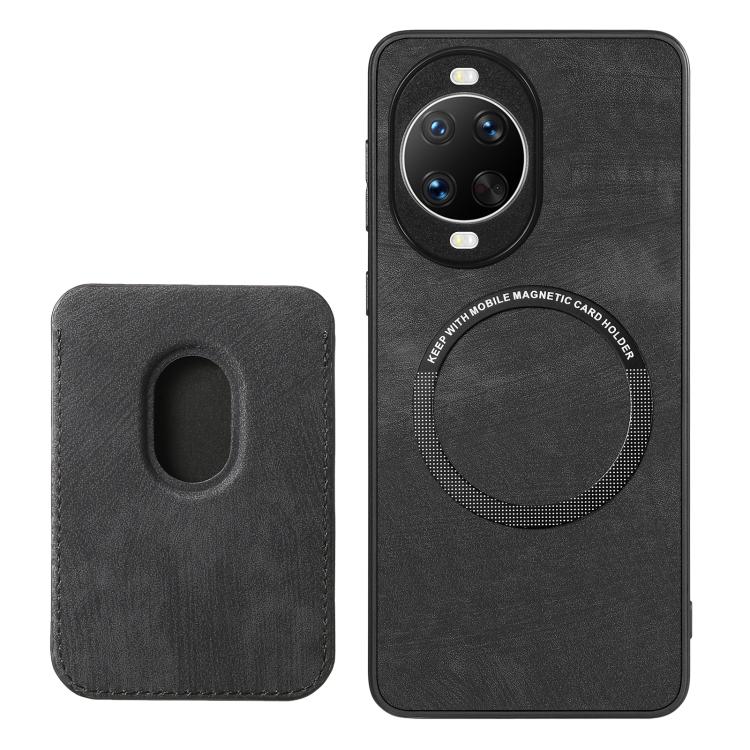 For Huawei nova 14 Pro Retro Leather Card Bag Magnetic Phone Case