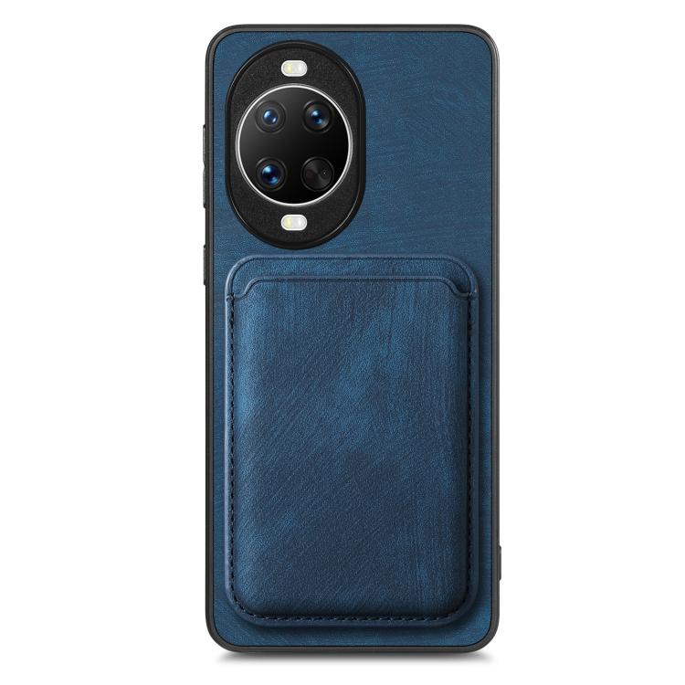 For Huawei nova 14 Ultra Retro Leather Card Bag Magnetic Phone Case
