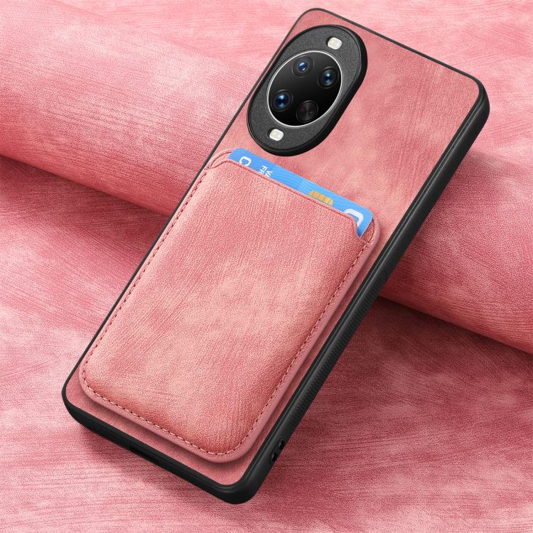 For Huawei nova 14 Ultra Retro Leather Card Bag Magnetic Phone Case