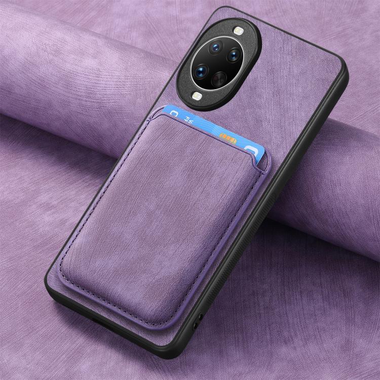 For Huawei nova 14 Ultra Retro Leather Card Bag Magnetic Phone Case