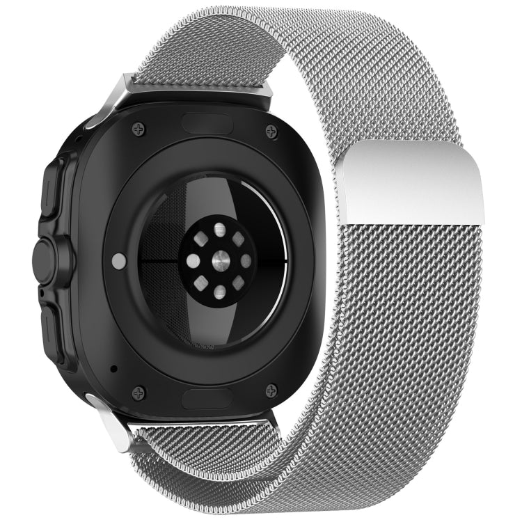 For Samsung Galaxy Watch Ultra 47mm Milan Magnetic Metal Steel Watch Band