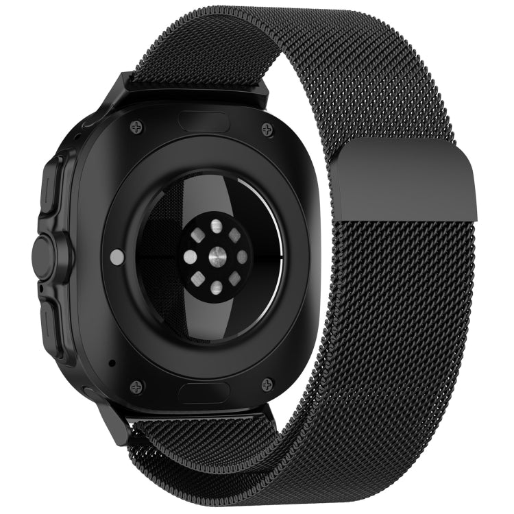 For Samsung Galaxy Watch Ultra 47mm Milan Magnetic Metal Steel Watch Band