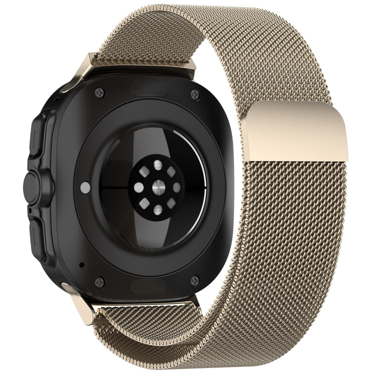 For Samsung Galaxy Watch Ultra 47mm Milan Magnetic Metal Steel Watch Band