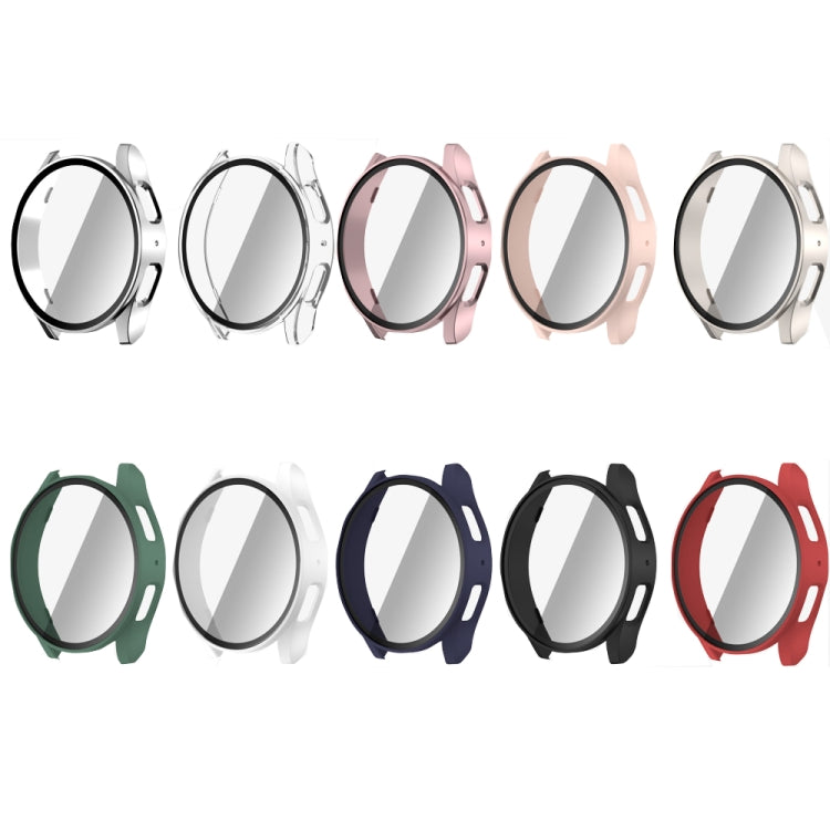 For Samsun Galaxy Watch 7 44mm PC + Tempered Film Integrated Watch Protective Case