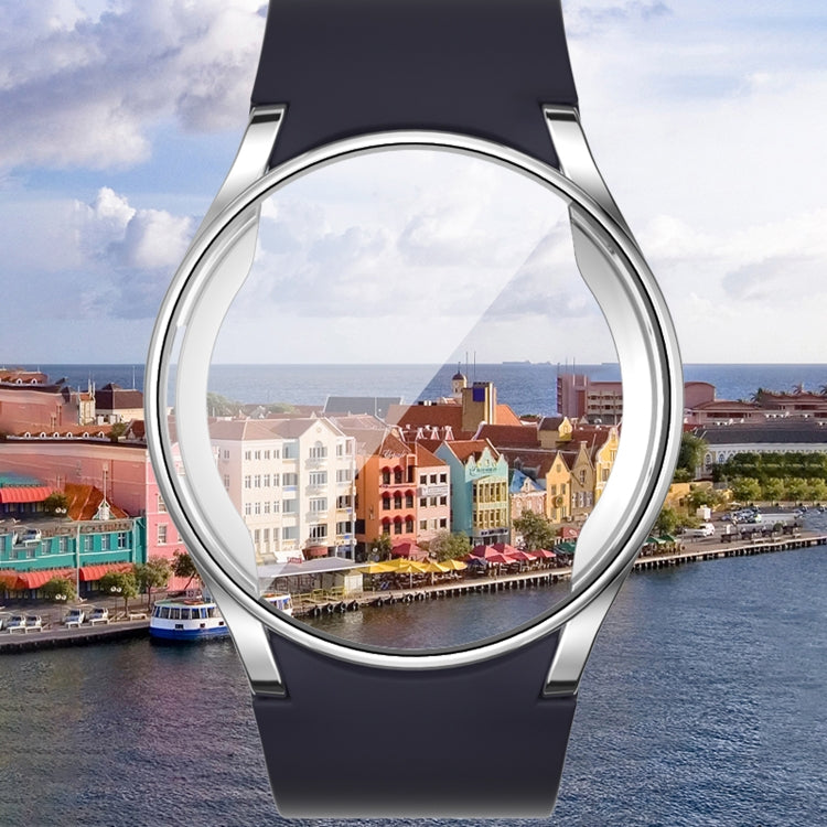 For Samsun Galaxy Watch 7 40mm Full Coverage TPU Electroplated Watch Protective Case