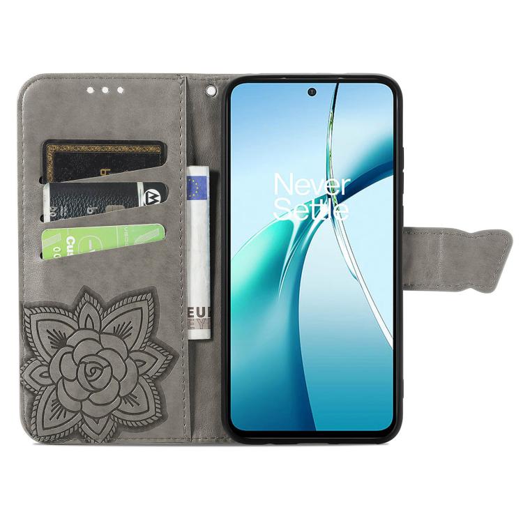 For OPPO Reno13 Pro Butterfly Love Flower Embossed Leather Phone Case