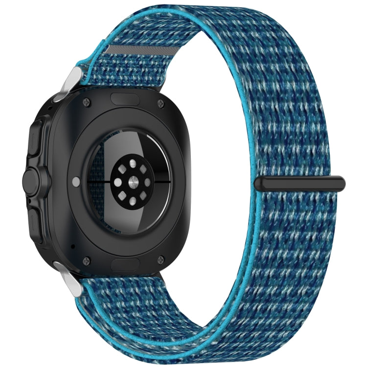 For Samsung Galaxy Watch Ultra 47mm Loop Nylon Hook and Loop Fastener Watch Band