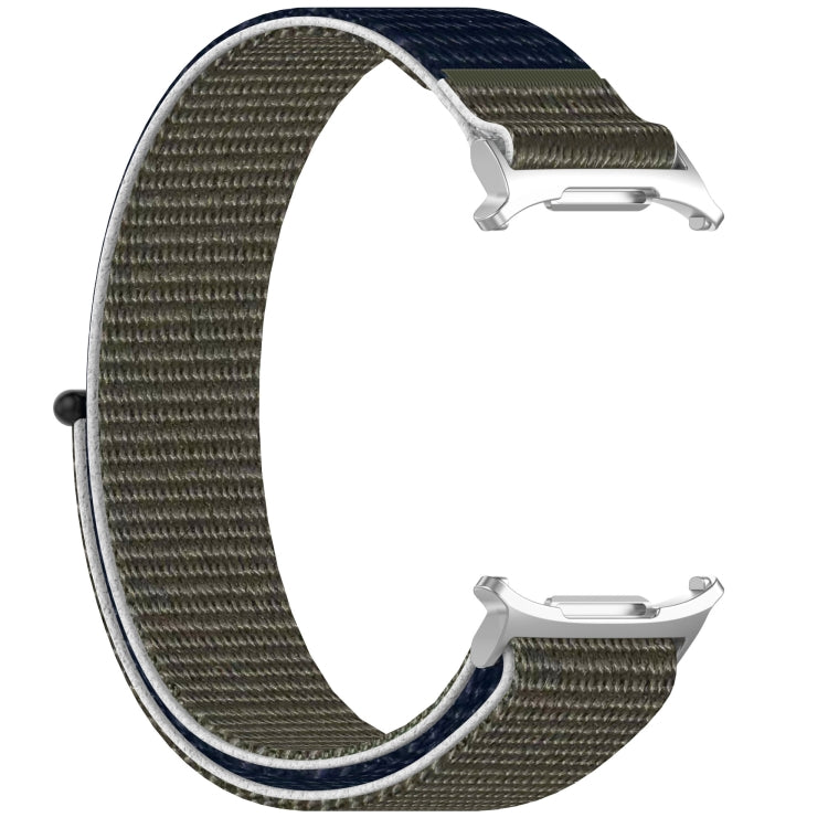 For Samsung Galaxy Watch Ultra 47mm Loop Nylon Hook and Loop Fastener Watch Band