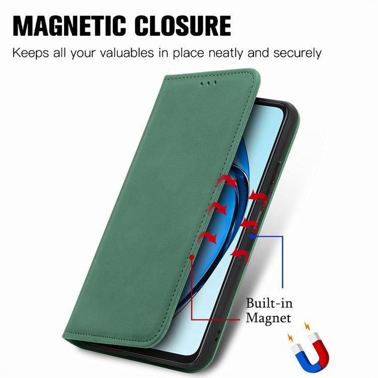 For OPPO A60 Retro Skin Feel Magnetic Flip Leather Phone Case