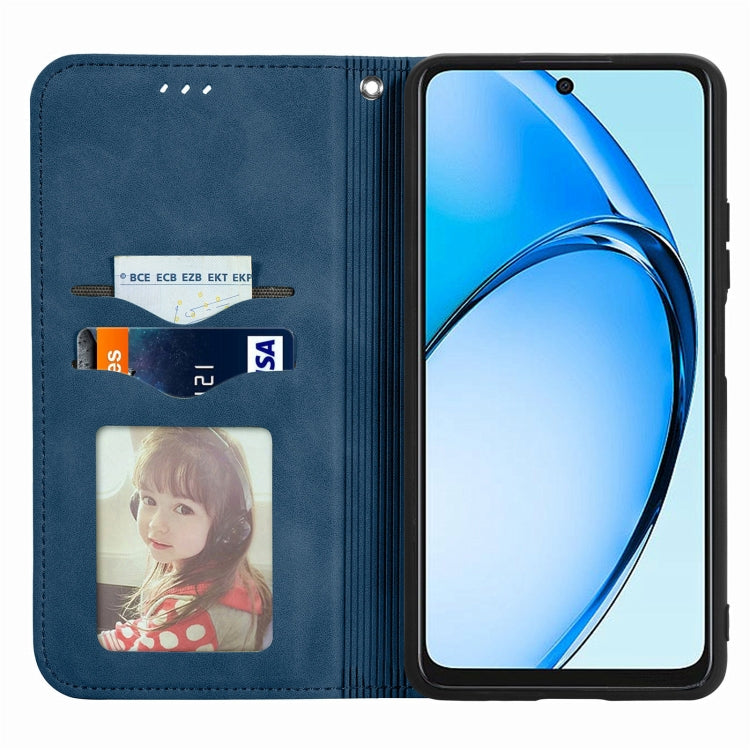 For OPPO A60 Retro Skin Feel Magnetic Flip Leather Phone Case