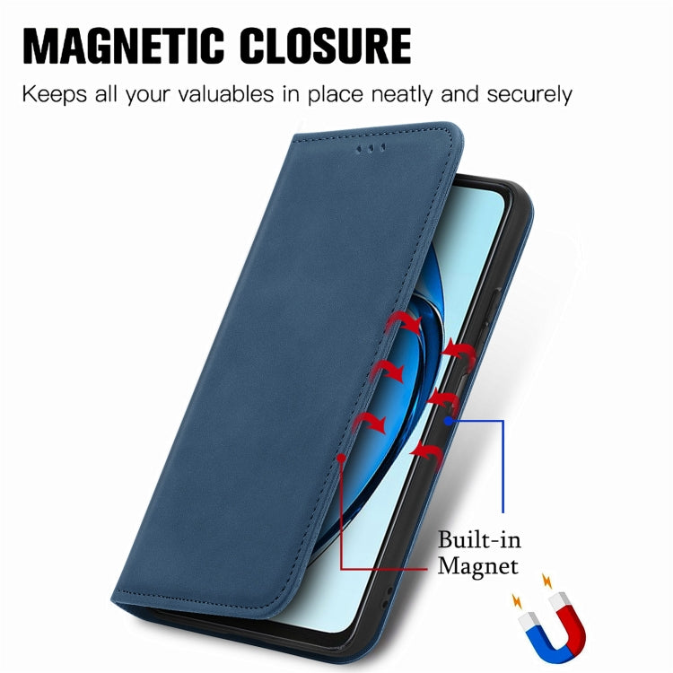 For OPPO A60 Retro Skin Feel Magnetic Flip Leather Phone Case