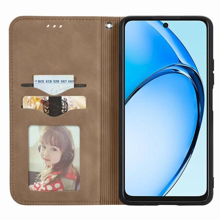 For OPPO A60 Retro Skin Feel Magnetic Flip Leather Phone Case
