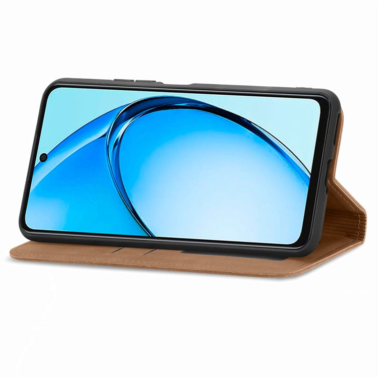 For OPPO A60 Retro Skin Feel Magnetic Flip Leather Phone Case