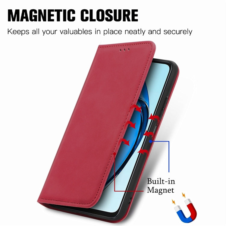 For OPPO A60 Retro Skin Feel Magnetic Flip Leather Phone Case