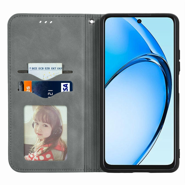 For OPPO A60 Retro Skin Feel Magnetic Flip Leather Phone Case