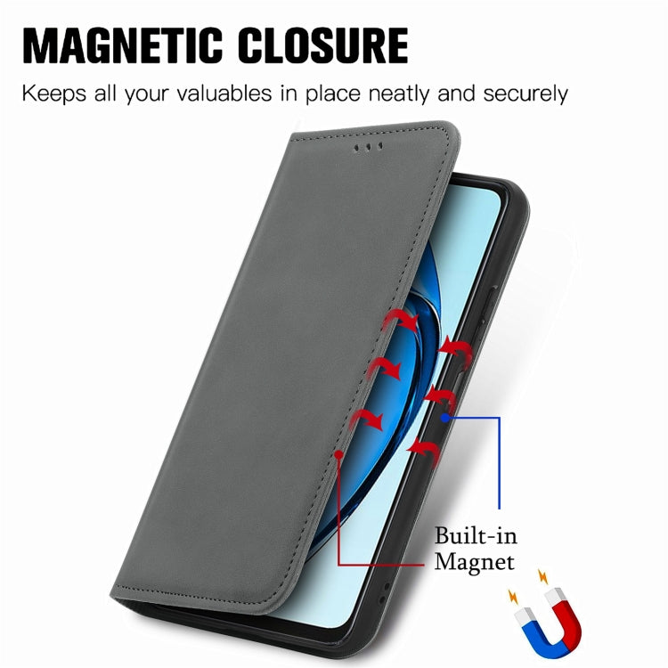 For OPPO A60 Retro Skin Feel Magnetic Flip Leather Phone Case