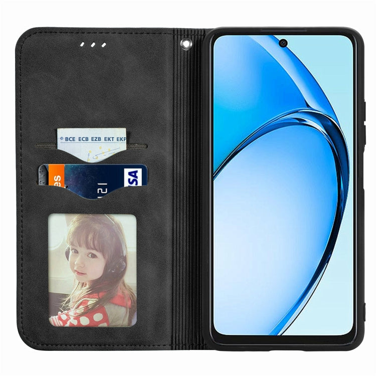 For OPPO A60 Retro Skin Feel Magnetic Flip Leather Phone Case