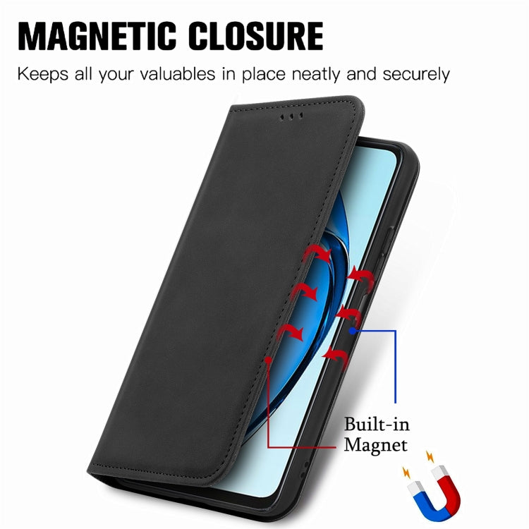 For OPPO A60 Retro Skin Feel Magnetic Flip Leather Phone Case