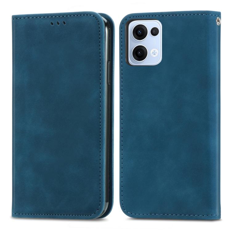 For OPPO Reno13 Retro Skin Feel Magnetic Flip Leather Phone Case